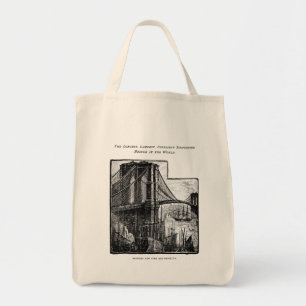 Tote Bag Pont vintage New York City de Williamsburg