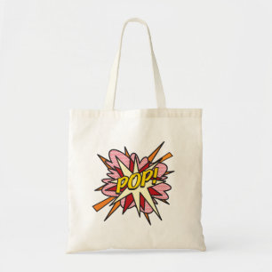 Tote Bag POP Fun Retro Comic Book Pop Art