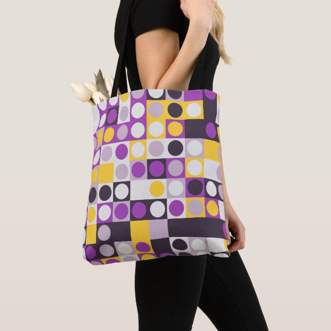Tote Bag Pop Pixel Rétro (De près)