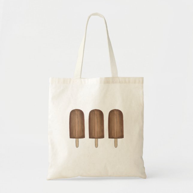 Tote Bag Popsicles de crème glacée Fudgesicle (Devant)