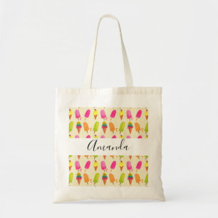 Tote Bag Popsicles et crème glacée Style été