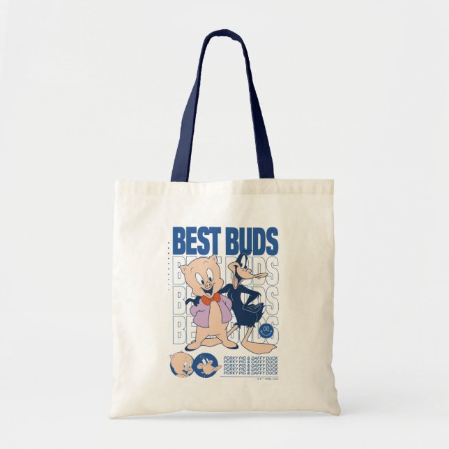 Tote Bag Porky Pig & DAFFY DUCK™ Best Buds (Devant)