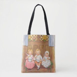 Tote Bag Porridge Pease Vintage Comptine Pour Enfants Chaud