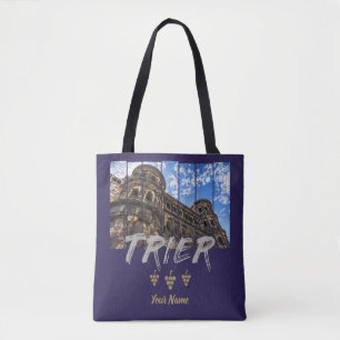 Tote Bag Porta Nigra à Trier vintage Moselle Souvenir