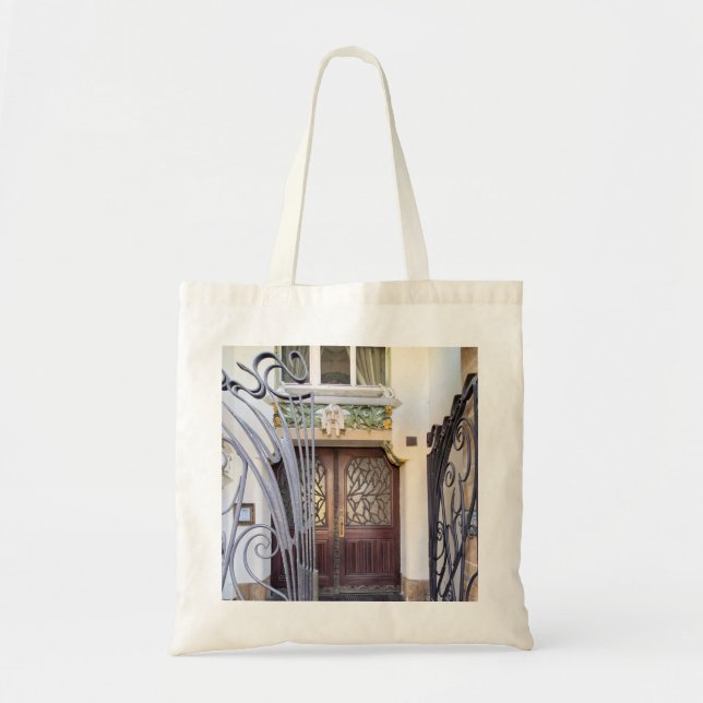 Tote Bag Porte de Prague Art nouveau (Devant)