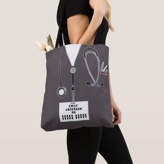 Tote Bag Porte-infirmière (De près)
