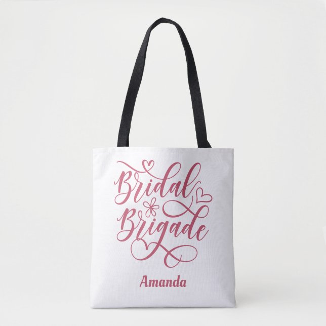 Tote Bag Porte-mère de la Brigade nuptiale personnalisée (Devant)