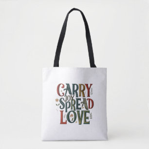 Tote Bag Porter la joie, Étendre l'épaule d'amour Fourre-to
