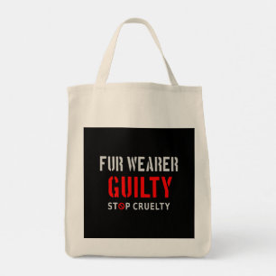 Tote Bag Porteur de fourrure coupable