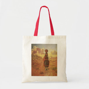 Tote Bag Porteur d'eau indien vintage par EW Rollins