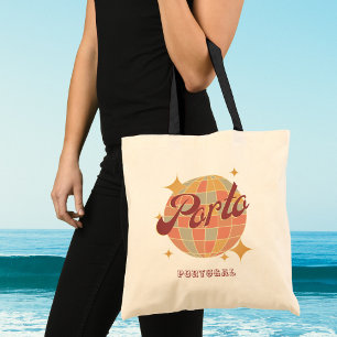Tote Bag Porto Portugal Retro Accessoire souvenir disco