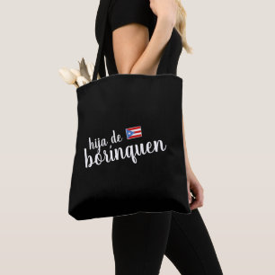 Tote Bag Porto Rico Hija de Borinquen