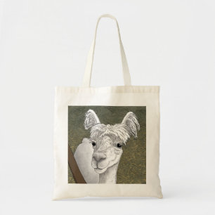 Tote Bag Portrait Alpaca 2