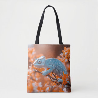 Tote Bag Portrait d'animal sauvage Caméléon en environnemen
