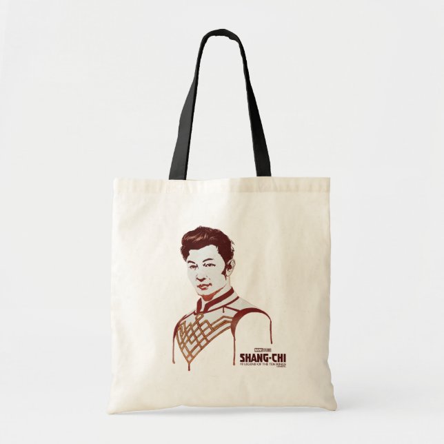 Tote Bag Portrait d'aquarelle Shang-Chi (Devant)