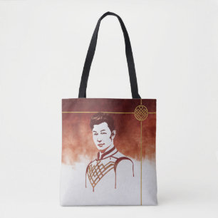 Tote Bag Portrait d'aquarelle Shang-Chi
