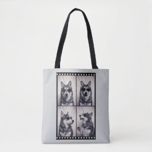 Tote Bag Portrait de chien Husky