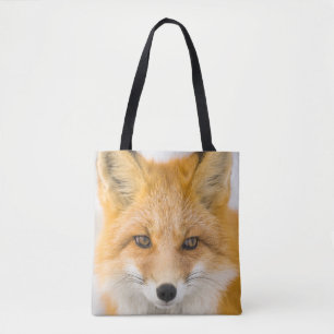 Tote Bag Portrait de renard roux