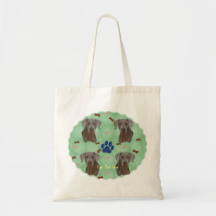 Tote Bag Portrait de Weimaraner
