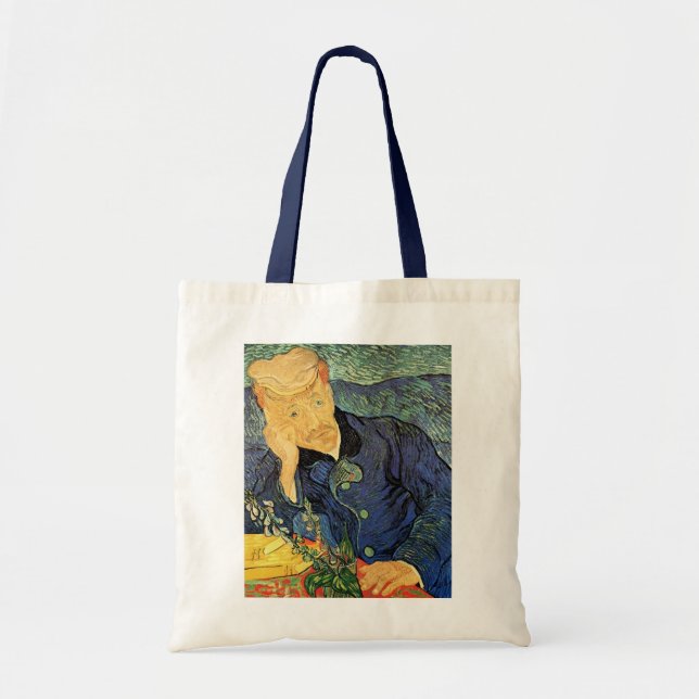 Tote Bag Portrait du Docteur Gachet par Vincent van Gogh (Devant)