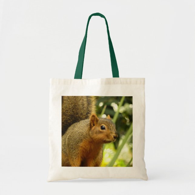 Tote Bag Portrait d'un écureuil Nature Animal Photographie (Devant)