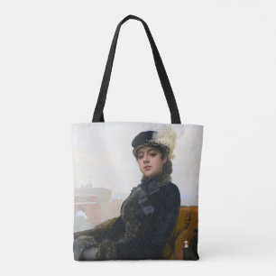 Tote Bag Portrait d'une femme inconnue, Ivan Kramskoi