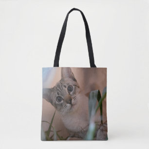 Tote Bag Portrait photo de chat