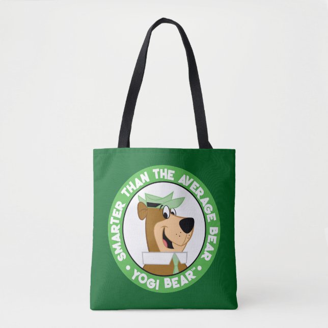 Tote Bag Portrait souriant de l'ours de Yogi (Devant)