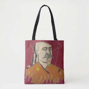 Tote Bag Portrait Tête Et Épaules De Buffalo Bill