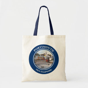 Tote Bag Portsmouth Harbor New Hampshire Painting