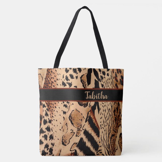 Tote Bag Poster de animal (Devant)