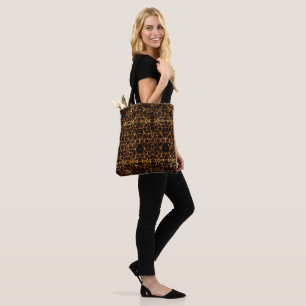 Tote Bag Poster de animal de la girafe Vintage en difficult
