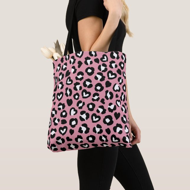 Tote Bag Poster de animal, Léopard Rose, Zones De Cheetah,  (De près)