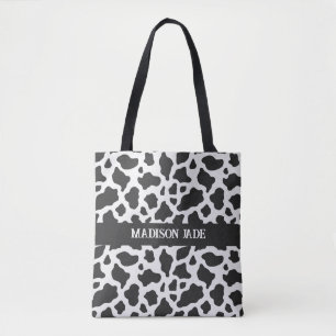 Tote Bag Poster de animal minimal pour l'impression de vach
