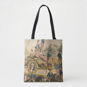 Tote Bag Poster de cirque vintage montrant Parade Float