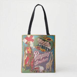 Tote Bag Poster de cirque vintage Ringling Brothers
