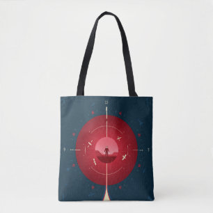 Tote Bag Poster de l'horloge atomique Deep Space, version r