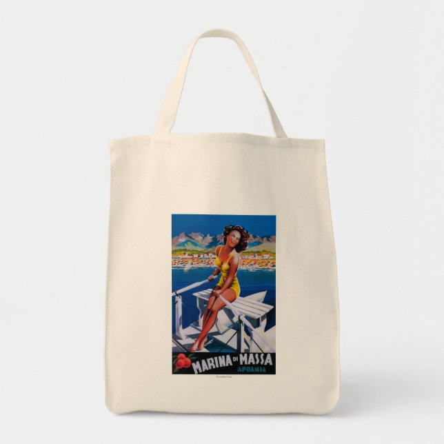 Tote Bag Poster de voyage Massa Marina (Devant)