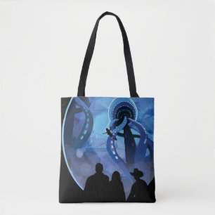 Tote Bag Poster de voyage Retro Space - Jupiter's Moon Euro