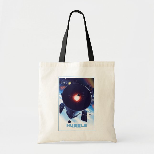 Tote Bag Poster du télescope spatial Hubble. (Devant)