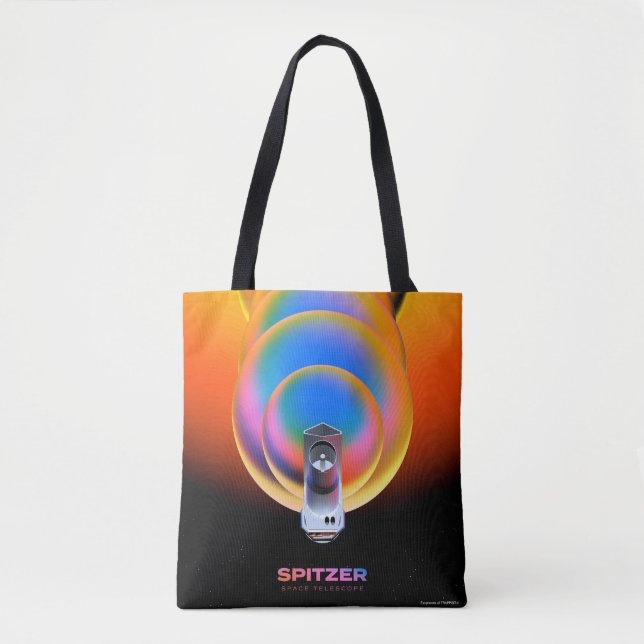 Tote Bag Poster du télescope Spitzer. (Devant)