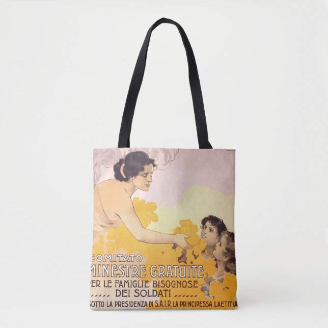 Tote Bag Poster italien vintage 1917 (Devant)