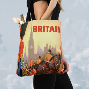 Tote Bag Poster Vintage voyage, Garde royale britannique