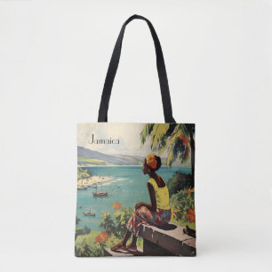 Tote Bag Poster Vintage voyage Jamaïcaine