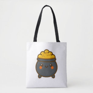 Tote Bag Pot d'or Kawaii