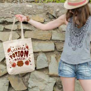 Tote Bag Potions De Sorcière Et Cauldron