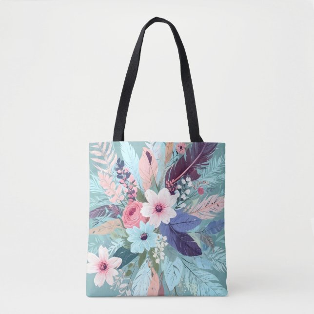 Tote Bag Poudre Bleu (Devant)