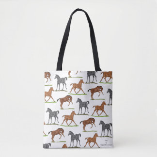 Tote Bag Poulains de cheval