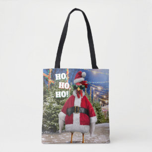 Tote Bag Poule de Noël