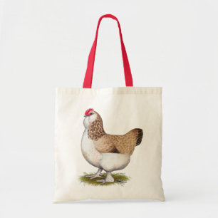 Tote Bag Poule saumonée de Faverolle